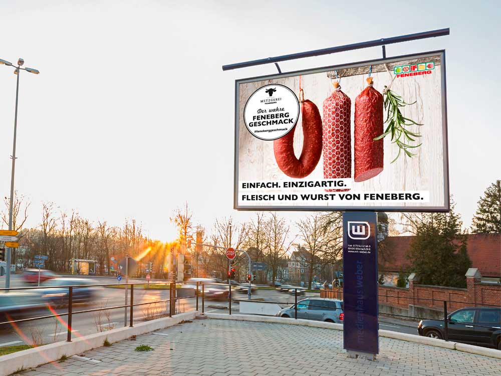 Feneberg Plakatwerbung