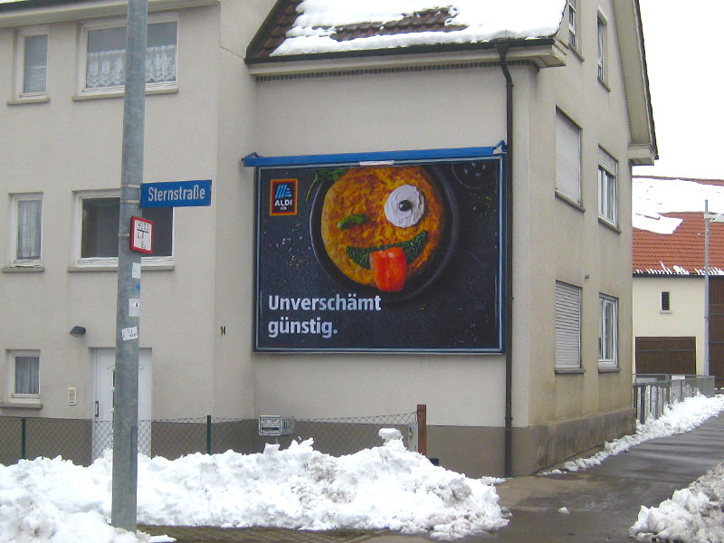 Plakatmotiv Unverschämt Günstig