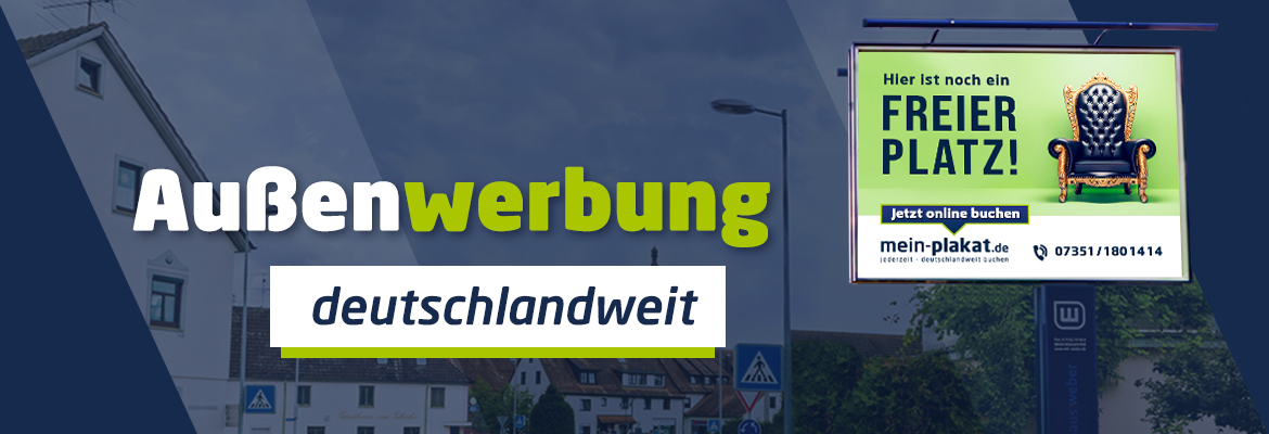 Aussenwerbung bei mein-plakat